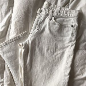 paperdenim&cloth white cropped jeans - siz…